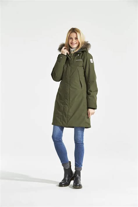 didriksons celine parka jacket peat|Nadine Women's Parka .